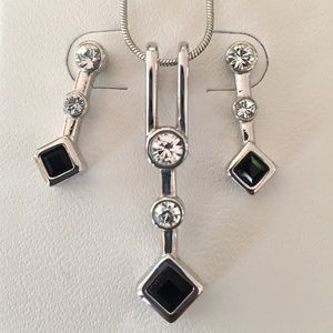 Lia Sophia necklace and earrings